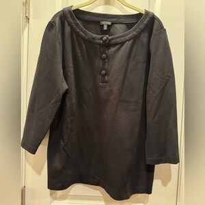 Talbots Black Shirt